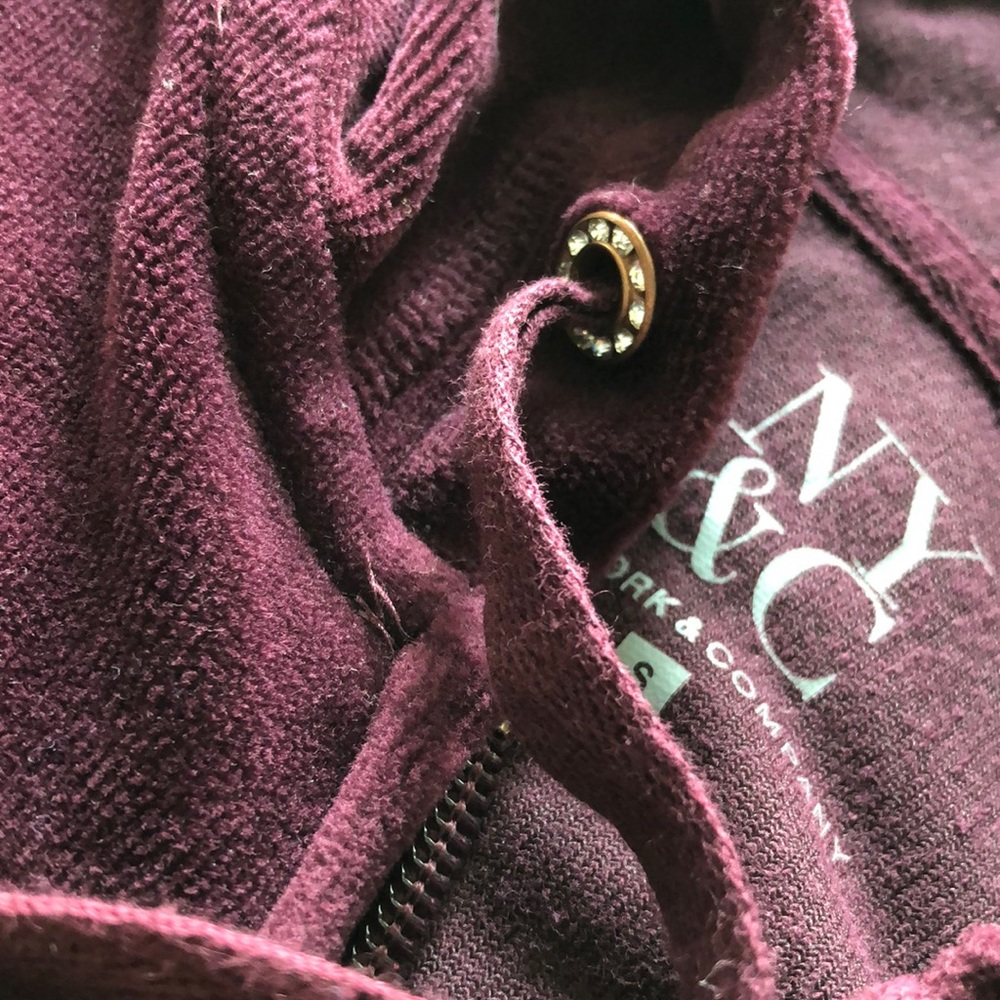 NY&C zip up hoodie